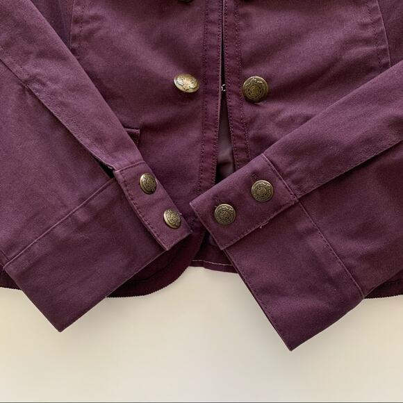 Via Penny Lane Reworked Apparel | Diana Ross Graphic Purple Blazer Jacket - Picture 8 of 9